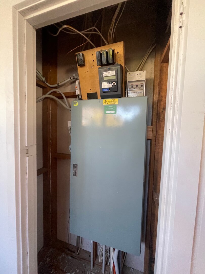 Asbestos and switchboard upgrade worksite